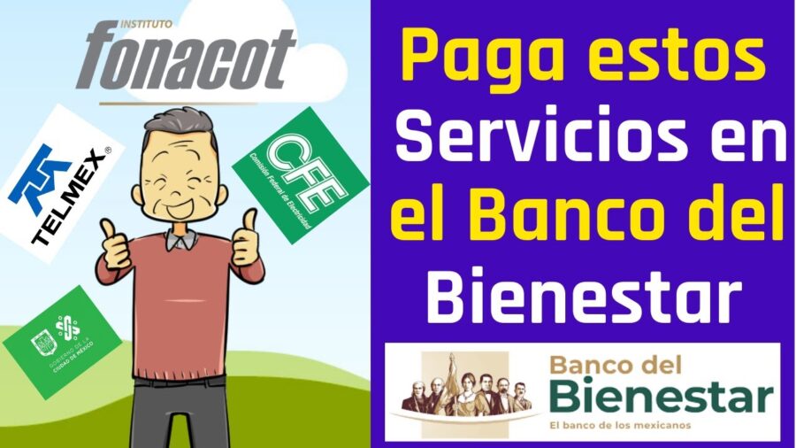 pago de servicios en el banco del bienestar