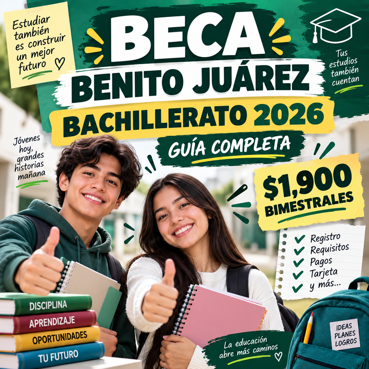 Beca Benito Juárez 2026 para Bachillerato